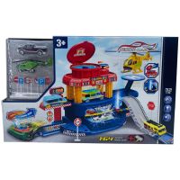 Sparkys Veľký SET garáž 32 ks s autom meniacim farbu a lietadlom 2