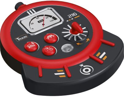 Sparkys vláčiky - RC Parový vlak - čierny (so zvukmi, svetlami a dymovými efektmi)