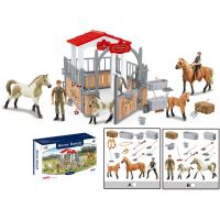 Sparkys Zvieratká z farmy - Malá jazdecká dráha s príslušenstvom 2 druhy