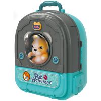 Sparkys Zvieracia nemocnica v batohu Pes 3v1 modrá 2