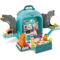 Sparkys Zvieracia nemocnica v batohu Pes 3v1 modrá 3