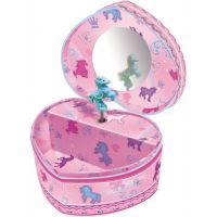 HM Studio Šperkovnica s hudbou na naťahovanie v tvare srdca 2