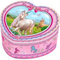 HM Studio Šperkovnica s hudbou na naťahovanie v tvare srdca 3