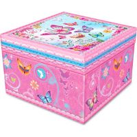 HM Studio Šperkovnica s hudbou na naťahovanie s motýlikom 3