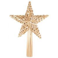 Anděl Špica slamená hviezda 25 x 30 cm