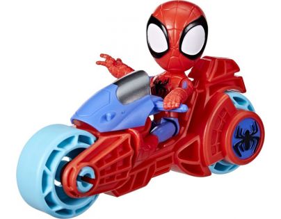 SpiderMan Spidey and his amazing friends Motorka a figurka 10 cm Spidey