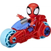 SpiderMan Spidey and his amazing friends Motorka a figurka 10 cm Spidey 2