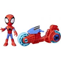 SpiderMan Spidey and his amazing friends Motorka a figurka 10 cm Spidey 3