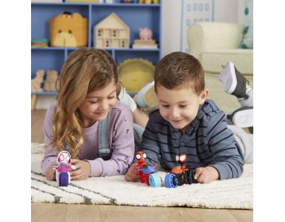 SpiderMan Spidey and his amazing friends Motorka a figurka 10 cm Spidey
