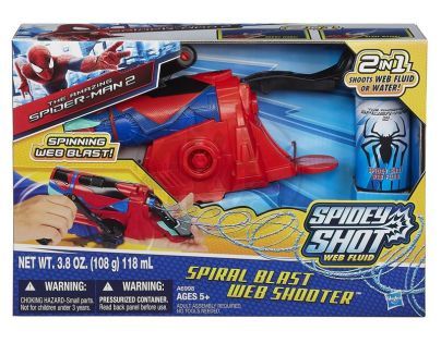 Spiderman Spirálový pavučinomet na pavučinu a vodu Hasbro