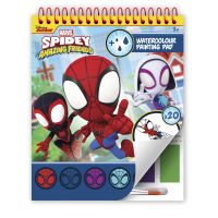 Spidey blok k omaľovánkami a farbami