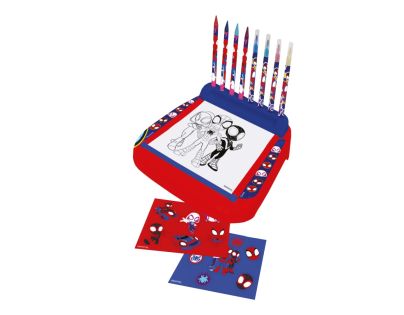 Spidey stojan s omaľovánkami a farbami