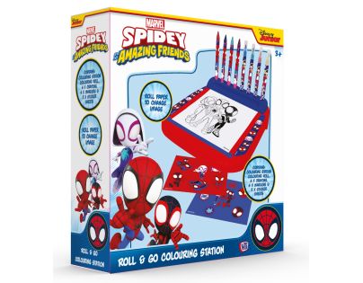 Spidey stojan s omaľovánkami a farbami