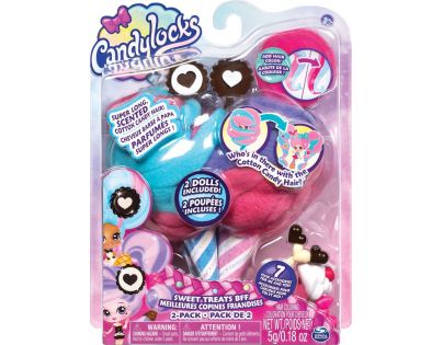 Spin Master Candylocks Cukrovej bábiky s vôňou dvojbalenie čokoládové 20114330