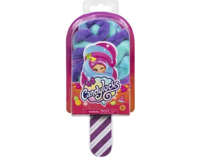 Spin Master Candylocks Cukrovej bábiky s vôňou fialová s modrou