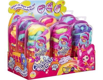 Spin Master Candylocks Cukrovej bábiky s vôňou fialovo-zeleno-modré