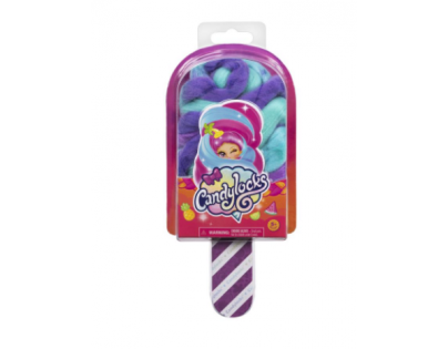 Spin Master Candylocks Cukrovej bábiky s vôňou fialovo-zeleno-modré