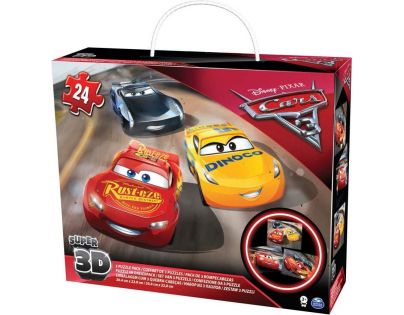SpinMaster 3D puzzle Cars 3 24 dílků