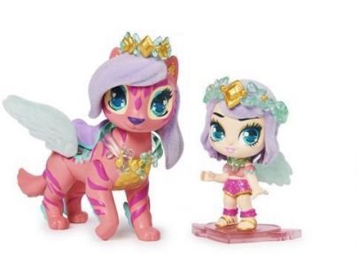 Spin Master Hatchimals pixies bábiky sa zvieratkom a doplnky oranžové-ružová krídla