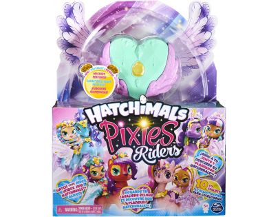 Spin Master Hatchimals pixies bábiky sa zvieratkom a doplnky zelené-ružová krídla