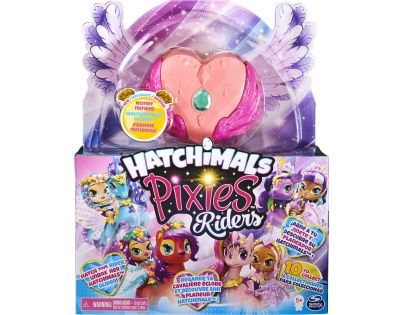Spin Master Hatchimals pixies bábiky sa zvieratkom a doplnky oranžové-ružová krídla