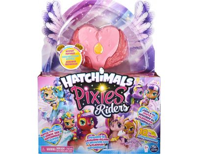 Spin Master Hatchimals pixies bábiky sa zvieratkom a doplnky ružové-červená krídla