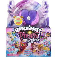 Spin Master Hatchimals pixies bábiky sa zvieratkom a doplnky fialovej-ružová krídla 3