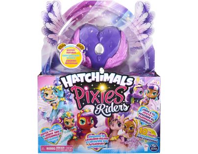 Spin Master Hatchimals pixies bábiky sa zvieratkom a doplnky fialovej-ružová krídla