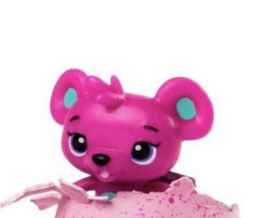 Spin Master Hatchimals zvířátka ve vajíčku čtyřbalení s bonusem S2 Růžová myška