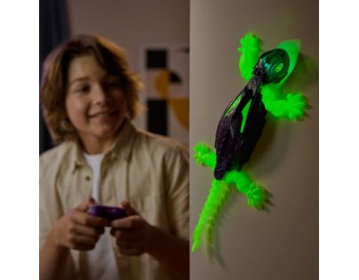 Spin Master HEX Bots RC fosforeskující Gekon lezúci po stenách