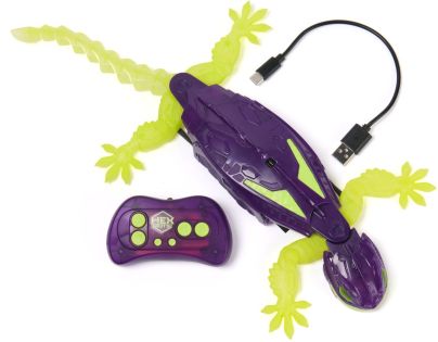 Spin Master HEX Bots RC fosforeskující Gekon lezúci po stenách