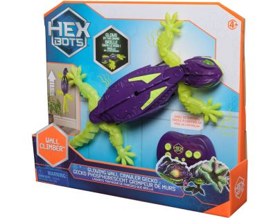Spin Master HEX Bots RC fosforeskující Gekon lezúci po stenách