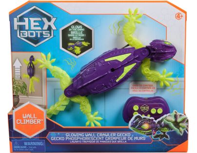 Spin Master HEX Bots RC fosforeskující Gekon lezúci po stenách