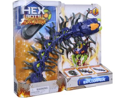Spin Master HEX Bots vystreľujúca stonožka