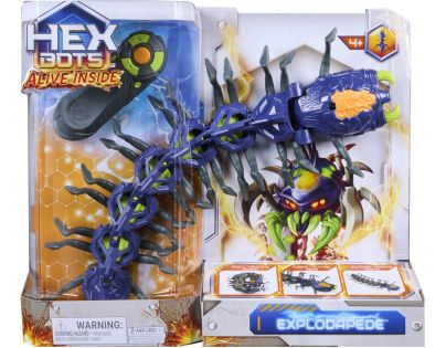 Spin Master HEX Bots vystreľujúca stonožka