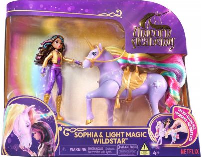 Spin Master Jednorožčia akadémia svetelný jednorožec a figúrka 11 cm Sophia & Wildstar