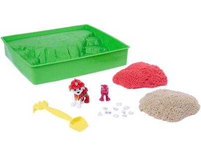 Kinetic Sand Tlapková patrola 3 sada s figúrkou Marshall