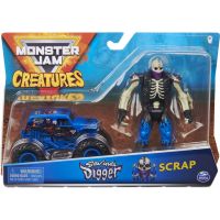 Spin Master Monster Jam kovové auto s figúrkou Son-Uva Digger a Scrap 2