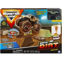 Spin Master Monster Jam sada s tekutým pískem Delux Soldier Fortune Spin Master Monster Jam sada s tekutým pískem Delux Soldier Fortune