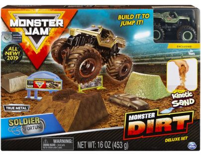 Spin Master Monster Jam sada s tekutým pieskom Delux Soldier Fortune