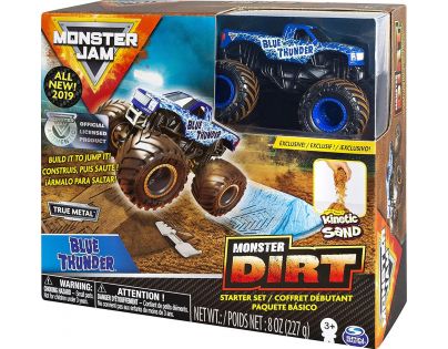 Spin Master Monster Jam základná sada s tekutým pieskom Blue Thunder