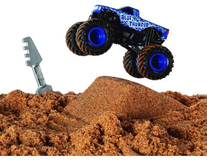 Spin Master Monster Jam základná sada s tekutým pieskom Blue Thunder