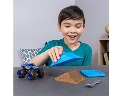 Spin Master Monster Jam základná sada s tekutým pieskom Blue Thunder