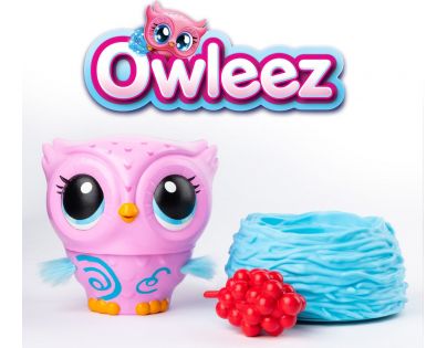 Spin Master Owleez Létající Sova růžová