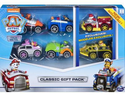 Spin Master Paw Patrol 6 ks zberateľských kovových autíčok