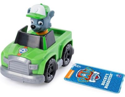 Spin Master Paw Patrol Malá vozidlá s figúrkou Rocky zelené auto