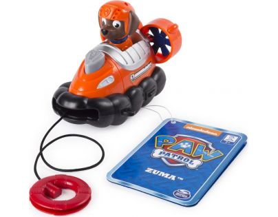 Spin Master Paw Patrol Malá vozidlá s figúrkou Zuma-vznášadlo s lanom