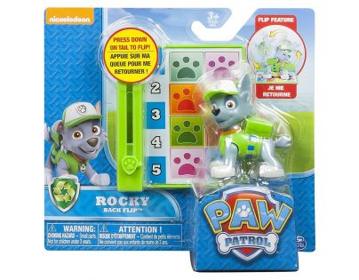 Spin Master Paw Patrol Mini Air Rescue Rocky Back Flip
