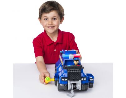 Spin Master Paw Patrol Veľký Policajné vozidlo s efektmi a motorkou