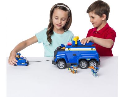 Spin Master Paw Patrol Veľký Policajné vozidlo s efektmi a motorkou